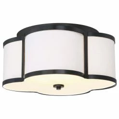 Promo 𧨠Helmsman Lighting Works 3-Light Semi-Flush Mount, Classic Bronze π