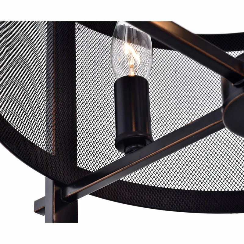 Cheap 🛒 Edvivi Lighting Aludra 4-Light Oil Rubbed Bronze Metal Mesh Shade Semi Flush Mount Chandelier 😍 2 Cheap 🛒 Edvivi Lighting Aludra 4-Light Oil Rubbed Bronze Metal Mesh Shade Semi Flush Mount Chandelier 😍 - Image 2