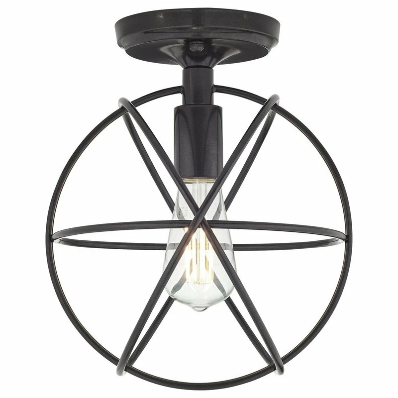 Discount π₯° Linea Di Liara Avesso Semi Flush Mount Ceiling Light With LED Bulbs, Dark Bronze π 2 Discount π₯° Linea Di Liara Avesso Semi Flush Mount Ceiling Light With LED Bulbs, Dark Bronze π - Image 2