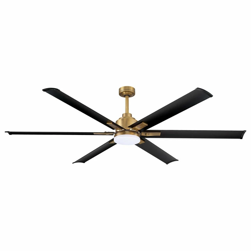 Promo π Whoselamp 72 In. Integrated LED Indoor Natural Brass Ceiling Fan With Light And Remote β 4 Promo π Whoselamp 72 In. Integrated LED Indoor Natural Brass Ceiling Fan With Light And Remote β - Image 4