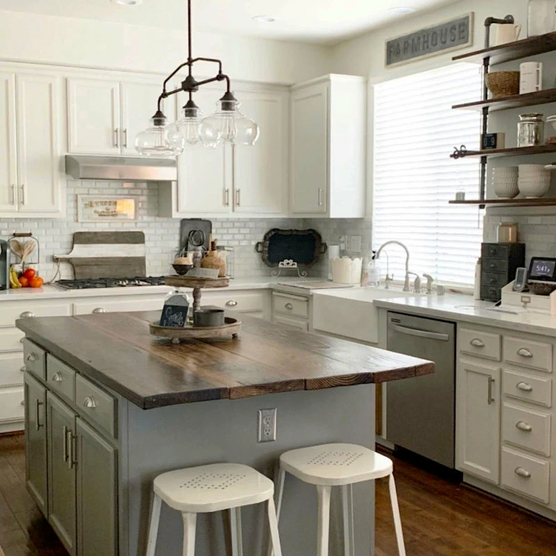 Best reviews of π Kira Home Harlow 37.5" Farmhouse Kitchen Island Light, Glass Shades, Adjustable π 2 Best reviews of π Kira Home Harlow 37.5" Farmhouse Kitchen Island Light, Glass Shades, Adjustable π - Image 2