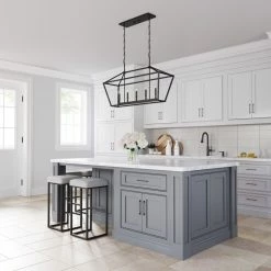 Promo 𧨠Millennium Lighting Inc Millennium Lighting Corona 5-Light Pendant, Matte Black π