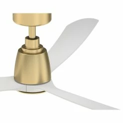 Coupon ⌛ Fanimation Kute, 52" Brushed Satin Brass With Matte White Blades 🎉 -ceiling lighting store 09f1174d0f723dfd 4348 w800 h800 b1 p0