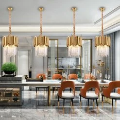 Top 10 😀 Morsale.com Gold Plated Stainless Steel K9 Crystal Pendant Chandelier By Morsale 👏 -ceiling lighting store 0c81ea280dda4967 0654 w800 h800 b0 p0