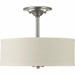 New 🌟 Progress Lighting Inspire 2-Light Semi-Flush, Brushed Nickel 🎉 -ceiling lighting store 0cd1b8130d60641c 8754 w800 h800 b1 p0