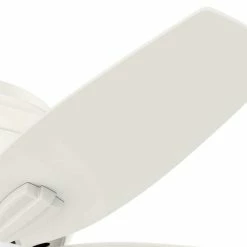 Coupon 🔔 Hunter Fan Company Newsome Low Profile Fresh White Ceiling Fan With Light, 42" 🛒 -ceiling lighting store 0cf11bae0f8fc805 9878 w800 h800 b0 p0