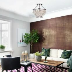 Brand new 😉 Greenville Signature Ariane 5-Light Chrome Semi Flush Mount 🧨