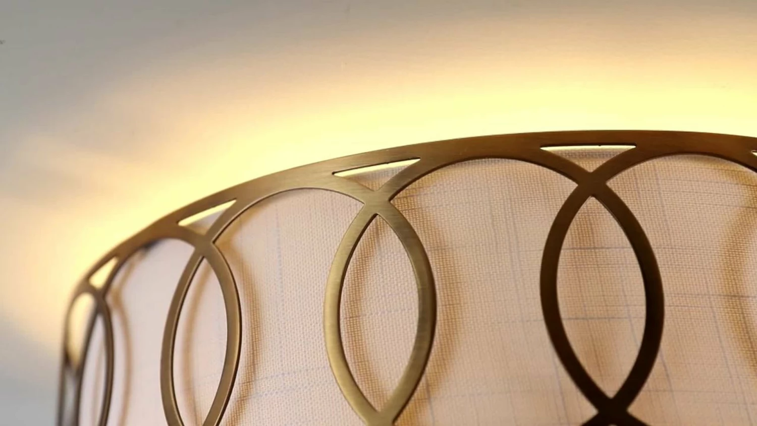 Discount ⭐ JONATHAN Y Aria 2-Light Metal LED Flush Mount, Brass Gold, 15.5"w 😀 2 Discount ⭐ JONATHAN Y Aria 2-Light Metal LED Flush Mount, Brass Gold, 15.5"w 😀 - Image 2