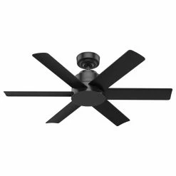 Flash Sale β Hunter Fan Company Hunter 44" Kennicott Matte Black Outdoor Ceiling Fan With Wall Control π