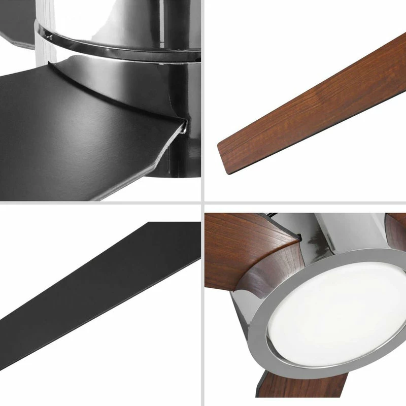 Best deal 👏 Progress Lighting Braden 56" Indoor Hugger Ceiling Fan, Polished Chrome ✔️ 4 Best deal 👏 Progress Lighting Braden 56" Indoor Hugger Ceiling Fan, Polished Chrome ✔️ - Image 4