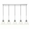 Discount ✔️ Elegant Furniture & Lighting Elegant Lighting LD4017D48 Histoire 5 Light 47"W Linear Pendant - Chrome / 🛒