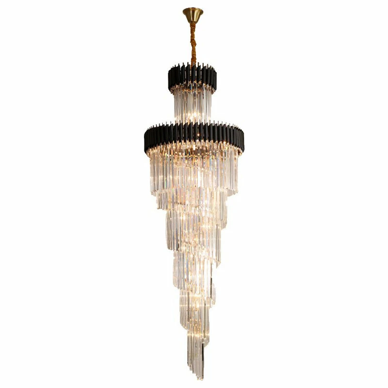 Best deal ⌛ MIRODEMI Crystal Black Designer LED Chandelier For Lobby, Foyer, Staircase, Living Room, 🛒 1 Best deal ⌛ MIRODEMI Crystal Black Designer LED Chandelier For Lobby, Foyer, Staircase, Living Room, 🛒
