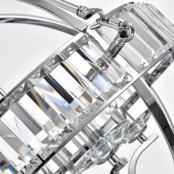 Promo 😉 Edvivi Lighting Magellan 4-Light Chrome Sphere Chandelier With Crystals Belt 🥰 -ceiling lighting store 16c10d5d0f2132ce 3732 w800 h800 b0 p0