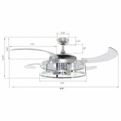Promo β€οΈ Beacon Lighting Fanaway Classic Retractable 4-Blade Ceiling Fan, Chrome And Clear π₯ 18 Promo β€οΈ Beacon Lighting Fanaway Classic Retractable 4-Blade Ceiling Fan, Chrome And Clear π₯ -ceiling lighting store 178127da0f646cd0 4421 w800 h800 b1 p0