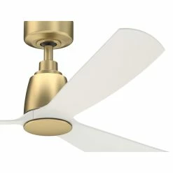 Coupon ⌛ Fanimation Kute, 52" Brushed Satin Brass With Matte White Blades 🎉 -ceiling lighting store 18d11dd20f723df8 4348 w800 h800 b1 p0