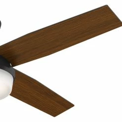 Deals 🛒 Hunter Fan Company 52" Dempsey Damp Matte Black Ceiling Fan With Light/Remote 🎁 -ceiling lighting store 1a0147de0f8fe1fa 6953 w800 h800 b1 p0