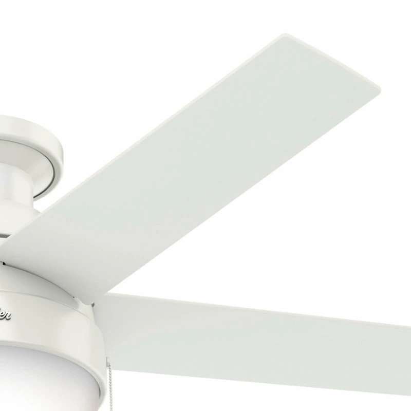 Coupon ✔️ Hunter Fan Company 46" Anslee Low Profile Ceiling Fan With Light, Fresh White 👏 6 Coupon ✔️ Hunter Fan Company 46" Anslee Low Profile Ceiling Fan With Light, Fresh White 👏 - Image 6