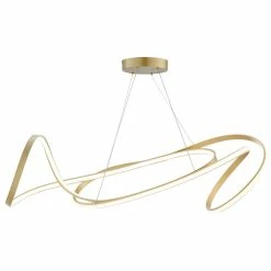 Brand new π Finesse Decor Moscow LED Chandelier // Black // Chrome // White // Gold, Gold βοΈ