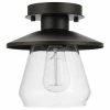 Wholesale ❤️ Globe Electric Nate 1-Light Oil Rubbed Bronze Semi-Flush Mount Ceiling Light 🤩
