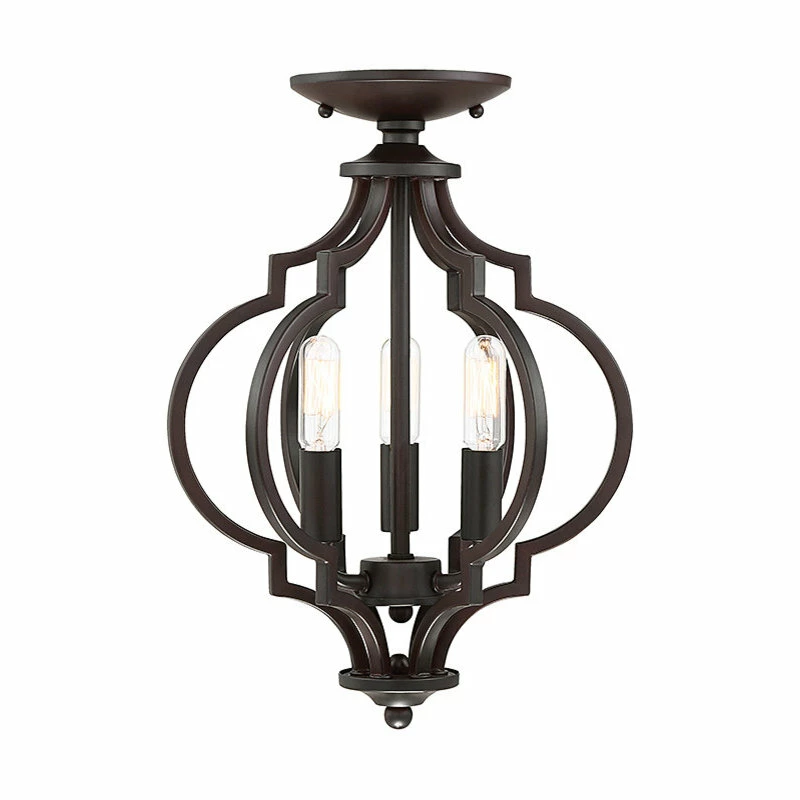 Cheap 😀 Helmsman Lighting Works 3-Light Semi-Flush Mount, Oil Rubbed Bronze 🥰 1 Cheap 😀 Helmsman Lighting Works 3-Light Semi-Flush Mount, Oil Rubbed Bronze 🥰