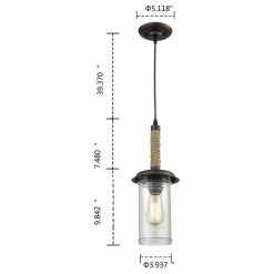 Cheap 👍 Ecopower Light LLC Vintage Style Glass With Hemp Rope Pendant Lighting ⌛ -ceiling lighting store 2621d52c0cc023b3 1531 w800 h800 b1 p0