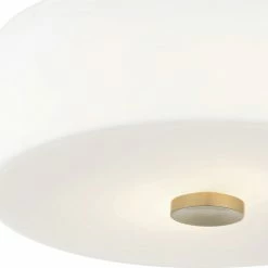 Budget 😉 Hudson Valley Lighting Sophie 2-Light Flush Mount, Aged Brass 🔔