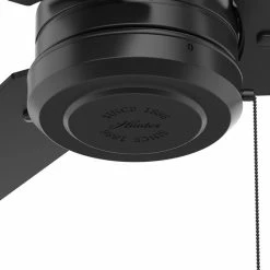 Coupon ❤️ Hunter Fan Company Hunter 44" Cassius Outdoor Ceiling Fan, Matte Black With Pull Chain 😍 -ceiling lighting store 2d812ea90eb44f94 6630 w800 h800 b0 p0