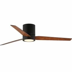 Best Sale ⌛ Progress Lighting Braden 56" Indoor Hugger Ceiling Fan, Architectural Bronze 👏