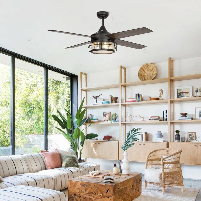 Hot Sale π FLINT GARDEN INC 52 4-Blades Ceiling Fans With Frosted Glass Shade, Oil Rubbed Bronze π― 4 Hot Sale π FLINT GARDEN INC 52 4-Blades Ceiling Fans With Frosted Glass Shade, Oil Rubbed Bronze π― - Image 4