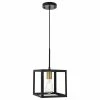 Best deal 🧨 Elegant Furniture & Lighting Black Finish 1-Light Pendant, Brass And Black, 7.9"x7.9"x8.7" 🔥