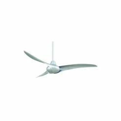 Flash Sale 😉 Minka Aire WAVE - 52'' CEILING FAN By Minka-Aire F843-SL In Silver Finish 🎉