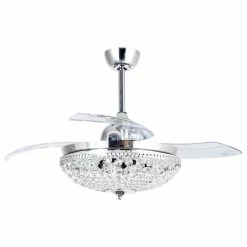 Coupon 🎉 Whoselamp 42 Crystal Folding Blades Ceiling Fan Remote Control, 3-Blade 🥰 -ceiling lighting store 32d182c70f8975f4 4575 w800 h800 b1 p0