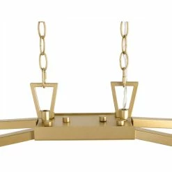 Brand new 🌟 NEWWORLDDECOR 8-light Lantern Boxy Linear Chandelier, Gold 🔥 -ceiling lighting store 344108c20ed0e966 1115 w800 h800 b1 p0