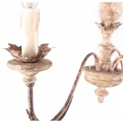 Deals ⭐ Oaks Aura French Traditional Elegant Wood And Iron Chandelier, 6-Light 🔥 -ceiling lighting store 3571a36f0d8841f2 9046 w800 h800 b1 p0