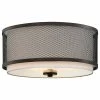 Outlet ❤️ Helmsman Lighting Works 3-Light Flush Mount, Oil Rubbed Bronze 😉