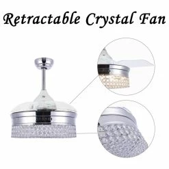 Cheap π€© Bella Depot Transitional Crystal Ceiling Fan With Remote, Light, Retractable Blades, Chrome, π€© 8 Cheap π€© Bella Depot Transitional Crystal Ceiling Fan With Remote, Light, Retractable Blades, Chrome, π€© -ceiling lighting store 3f913f1e0dec69da 5392 w800 h800 b1 p0