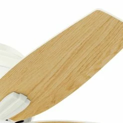 Coupon 🔔 Hunter Fan Company Newsome Low Profile Fresh White Ceiling Fan With Light, 42" 🛒 -ceiling lighting store 43612e2c0f8fc808 9878 w800 h800 b0 p0