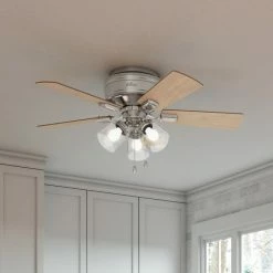 Hot Sale 😉 Hunter Fan Company Crestfield Brushed Nickel Ceiling Fan With Light, 42" ❤️ 13 Hot Sale 😉 Hunter Fan Company Crestfield Brushed Nickel Ceiling Fan With Light, 42" ❤️ -ceiling lighting store 451199880f8fd4e1 9813 w800 h800 b0 p0