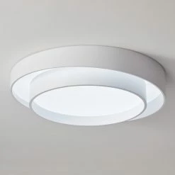 Deals ⭐ Aiwen 1-light LED Round Flush Mount Light 2 Tier Ceiling Light, 23.62 In 🔔 -ceiling lighting store 46a1ba2e01ca76e4 1409 w800 h800 b0 p0
