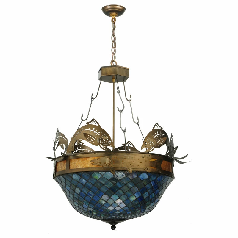 Flash Sale 🥰 Meyda Lighting 30W Catch Of The Day Fishscale Inverted Pendant 🤩 8 Flash Sale 🥰 Meyda Lighting 30W Catch Of The Day Fishscale Inverted Pendant 🤩 - Image 8