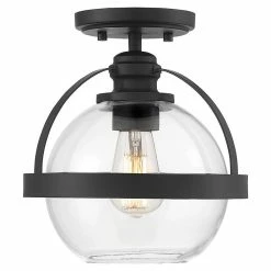 Best deal 🌟 Savoy House Pendleton 1-Light Semi-Flush, Matte Black 💯 -ceiling lighting store 49d102b80e7d5310 6043 w800 h800 b1 p0