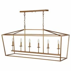 Budget ⌛ JONATHAN Y Lighting JYL7439 Pagoda 6 Light 49"W LED Taper Candle - Oil Rubbed 😉 -ceiling lighting store 4bc1a68f0fb9b139 6671 w800 h800 b1 p0