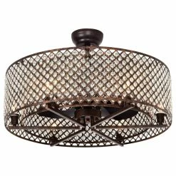 Top 10 β€οΈ Warehouse Of Tiffany, Inc Miyaka 6-light Ceiling Fan (with Remote) π