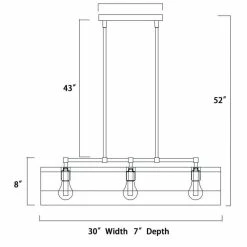 Best deal 🌟 Edvivi Lighting 3-Light Black And Antique Gold Pendant Light With Verre Strie Glass 👍 -ceiling lighting store 5431f16f0d8e7ba1 0565 w800 h800 b0 p0