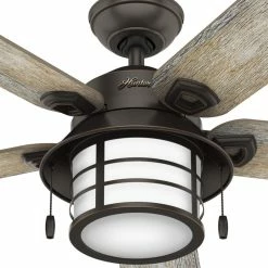Outlet 😍 Hunter Fan Company 54" Key Biscayne Onyx Bengal Ceiling Fan With Light 😉 -ceiling lighting store 54715f120f8fd197 9880 w800 h800 b0 p0
