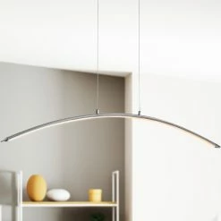 Top 10 π JONATHAN Y Roxanna 41.5" Dimmable Adjustable Integrated Led Linear Pendant, Chrome π