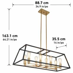 Wholesale 💯 Artika Carter Long 8-light Chandelier 👍 -ceiling lighting store 54f1387e0f481146 1681 w800 h800 b1 p0
