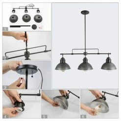 Cheapest 👏 Laluz 3-Light Linear Chandeliers Kitchen Island Pendant Lighting ✨ 21 Cheapest 👏 Laluz 3-Light Linear Chandeliers Kitchen Island Pendant Lighting ✨ -ceiling lighting store 554189a6005d5de6 1625 w800 h800 b1 p0