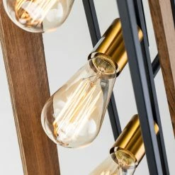 Top 10 🧨 Edvivi Lighting 5-Light Black And Vintage Wood Kitchen Island Chandelier 🥰 -ceiling lighting store 57d1a19d006593c6 0712 w800 h800 b0 p0