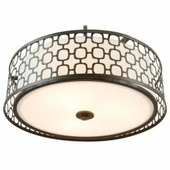 Buy 🤩 Kira Home Harper 23" Double Drum Chandelier, Lattice Outer Metal Shade, Inner 🧨 -ceiling lighting store 57d1d57d0d6f17b3 8653 w800 h800 b1 p0